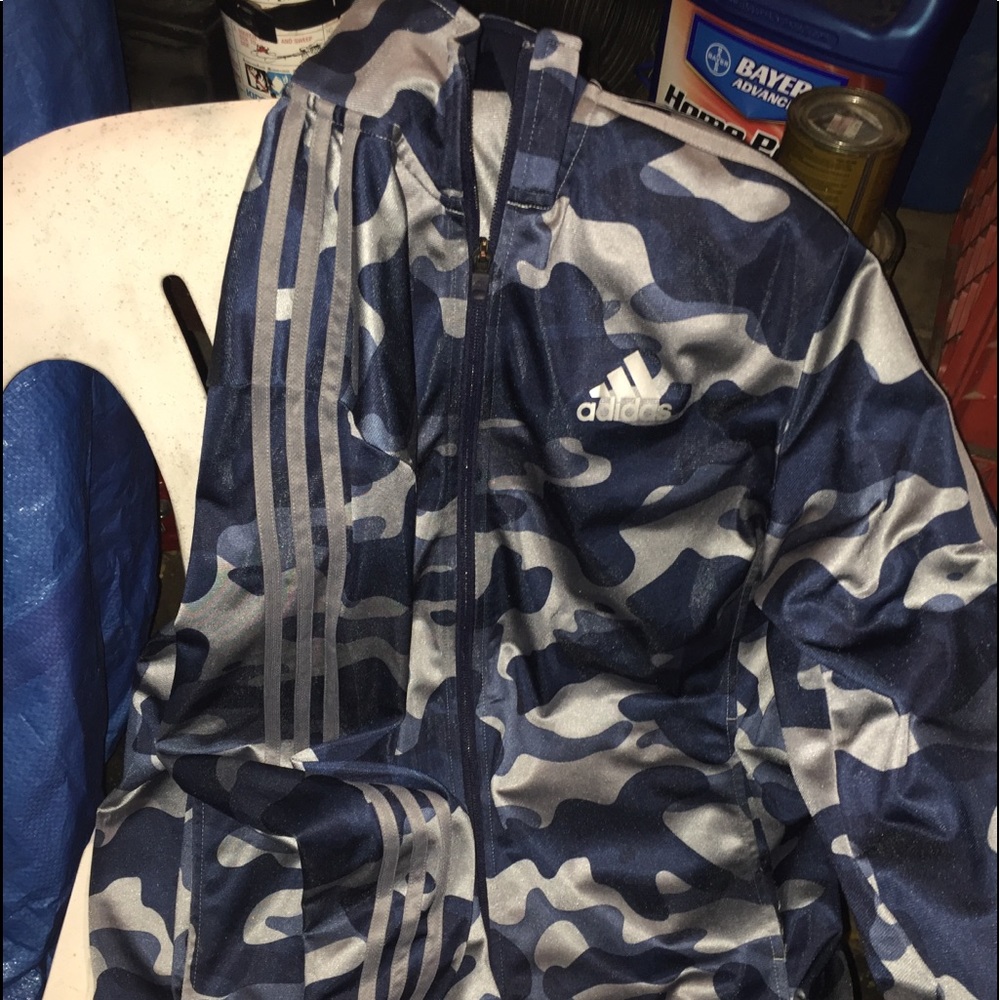 Camo adidas jacket